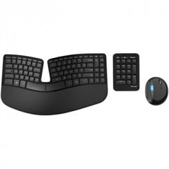 Microsoft sculpt ergonomic keyboard, mouse, number pad, set