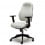 Orthopaedica Office Chair side view grey fabric